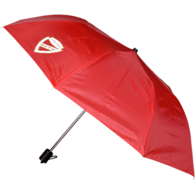 DVTK címeres összecsukható esernyő - piros