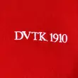 DVTK Special - piros, V-nyakú kötött pulóver