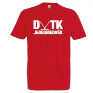 DVTK Jegesmedvék - felnőtt piros póló