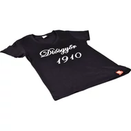 Női - fekete, V-nyakú, &quot;Diósgyőr 1910&quot; feliratos póló 