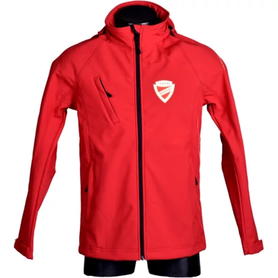 Piros softshell kabát