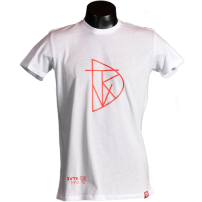 Felnőtt - minimal DVTK feliratos, fehér színű póló