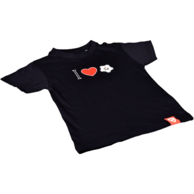 Gyerek - "I ♥ DVTK" - fekete póló