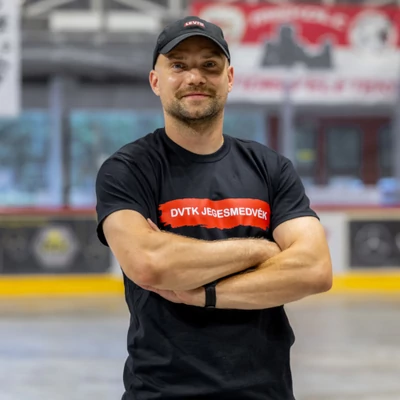 DVTK Jegesmedvék - felnőtt fekete póló - 2025
