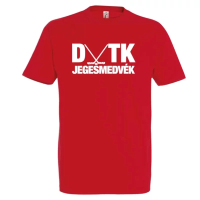 DVTK Jegesmedvék - felnőtt piros póló
