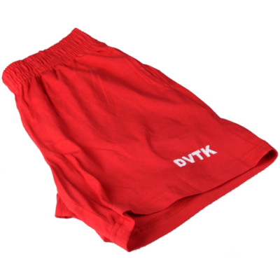 Unisex rövidnadrág piros színben