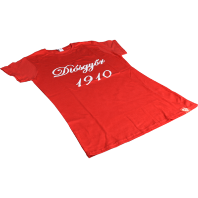 Női - "Diósgyőr 1910" - piros póló