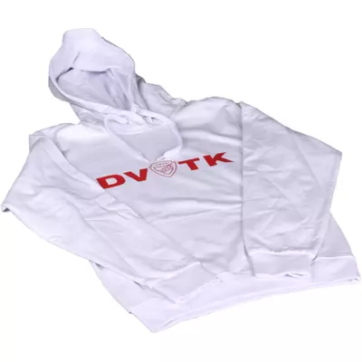 Fehér női - DVTK feliratos - kapucnis pulóver 