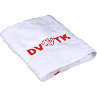 DVTK feliratos törölköző - fehér, 70x140
