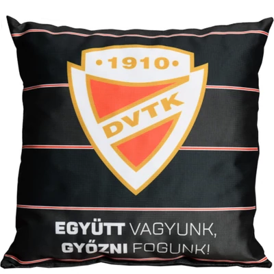 Fekete mez mintájú kispárna