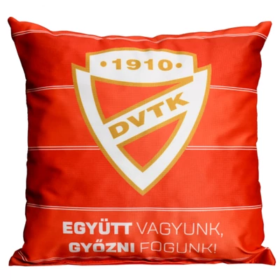 Piros mez mintájú kispárna