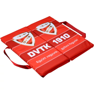 Mez mintájú piros ülőpárna - nagy